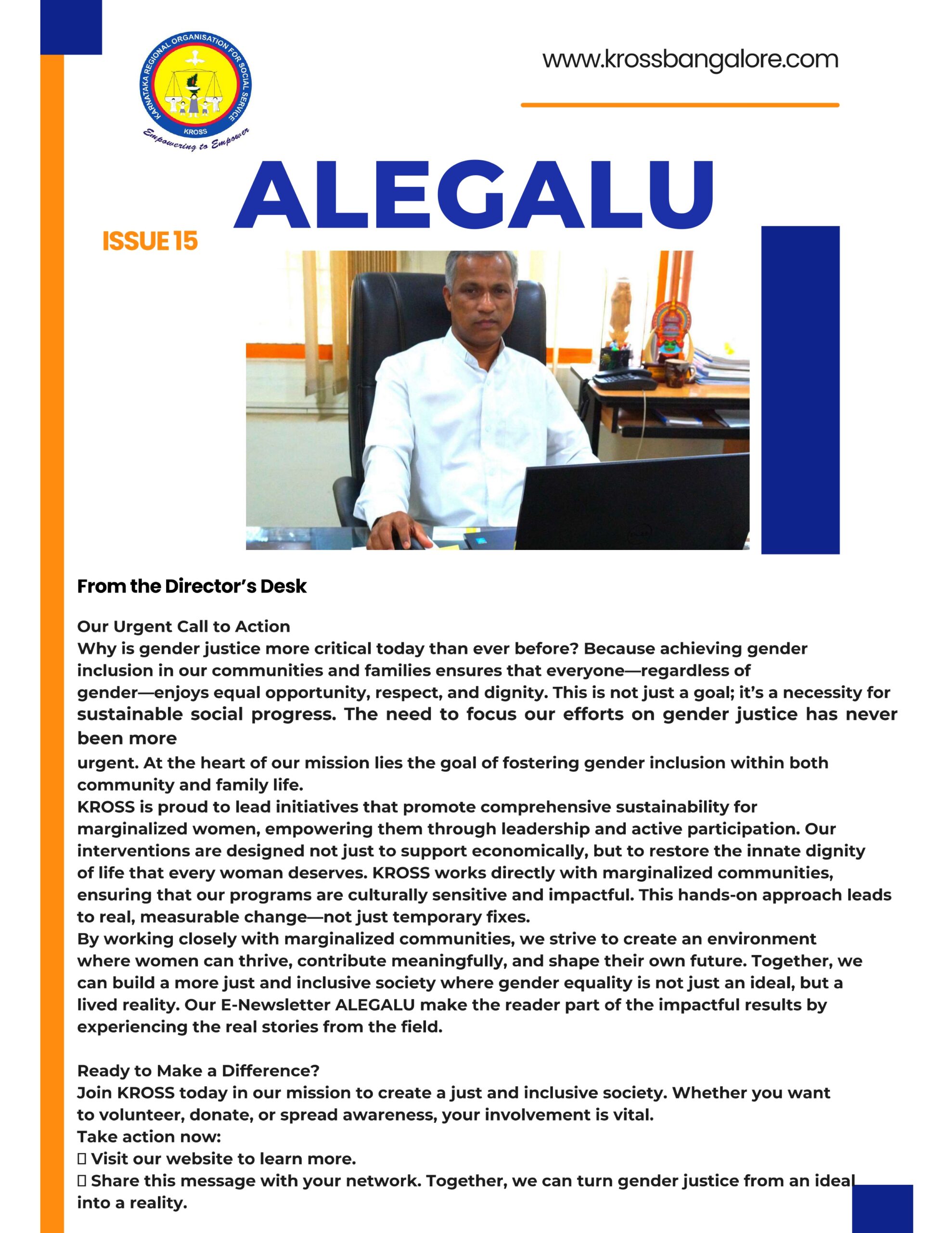 Alegalu Issue 15 Newsletter Cover