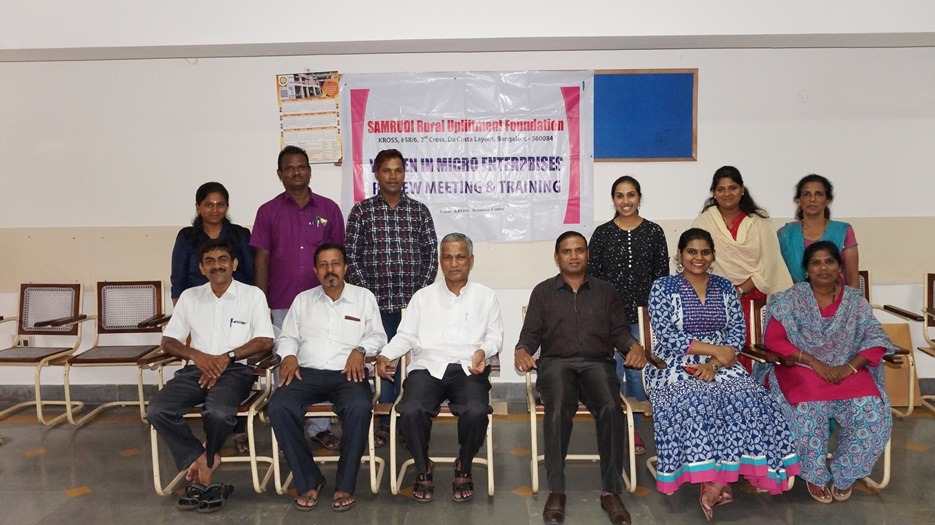 SAMRUDI Women in Micro Enterprises Review Meeting and Training